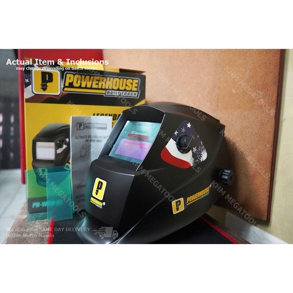 Powerhouse PH-WDH-01 Auto Darkening Welding Helmet - KHM Megatools Corp. Powerhouse PH-WDH-01 Auto Darkening Welding Helmet - KHM Megatools Corp.